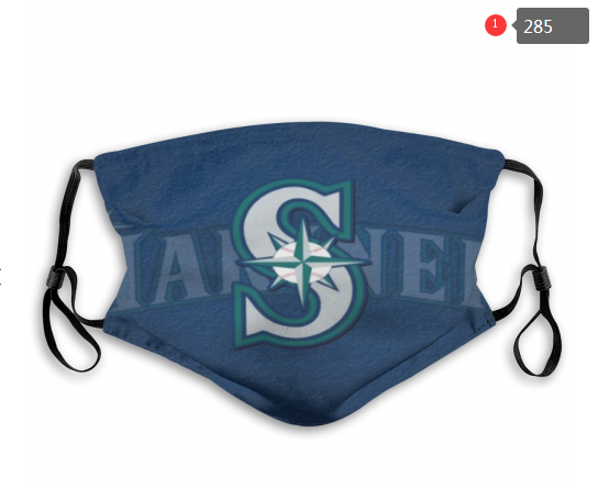 MLB Seattle Mariners #4 Dust mask with filter->mlb dust mask->Sports Accessory